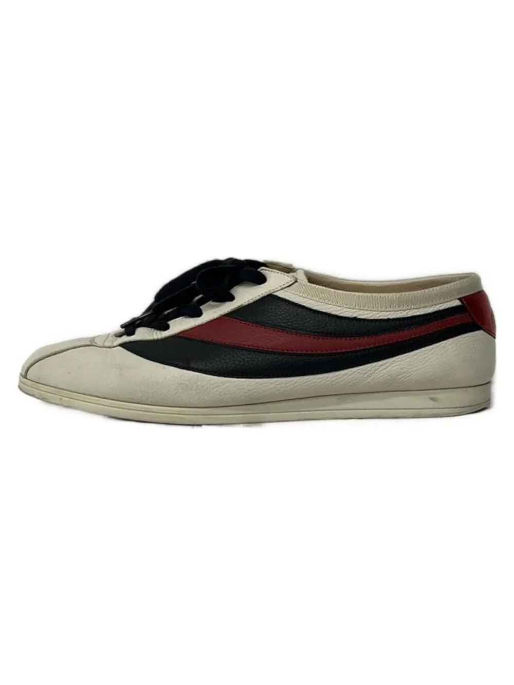 Gucci Sneakers 8.5 White Black Red Leather